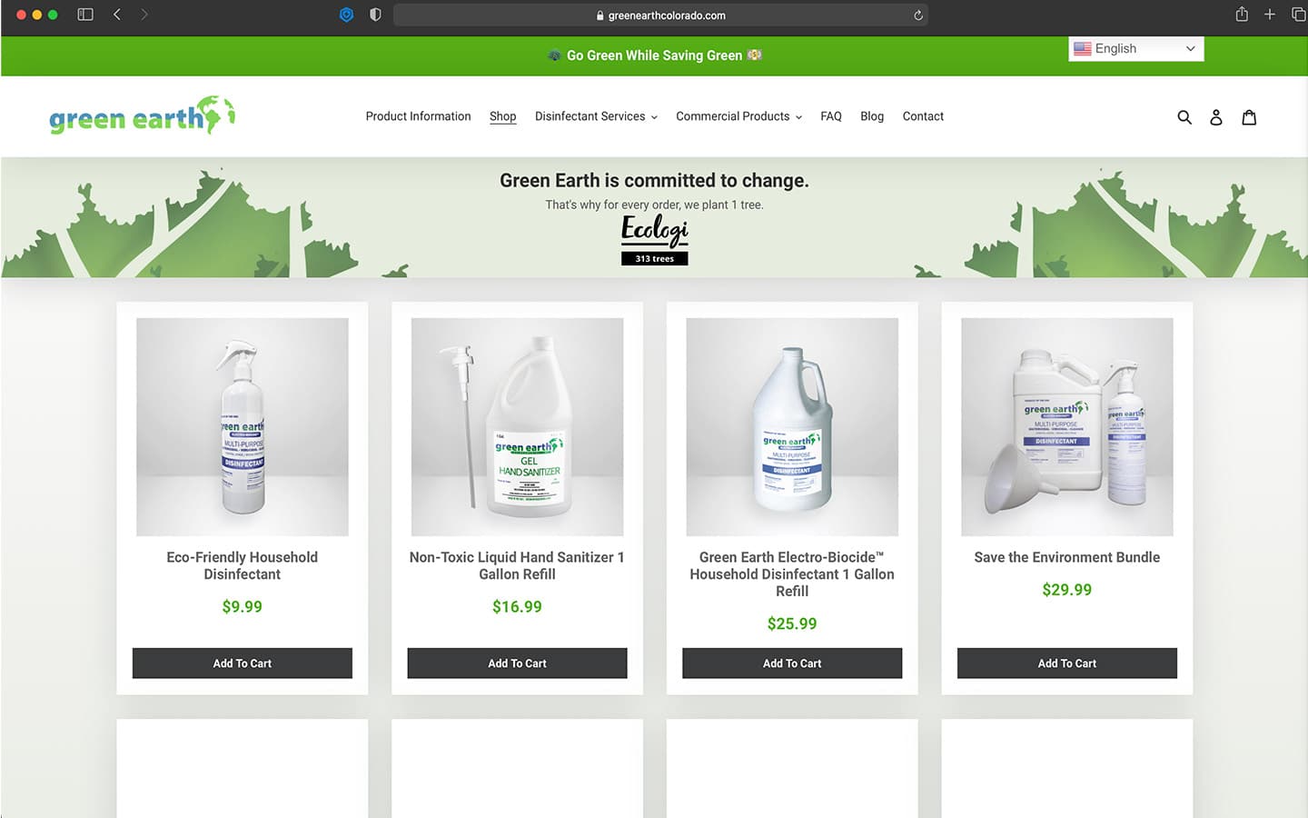 Green Earth Products Portfolio Item 3