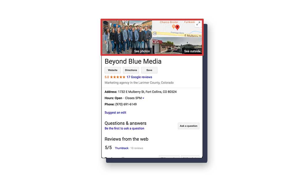 google business profile setup business panel / What is Google Business Profile? [Using GBP in 2022] / Beyond Blue Media