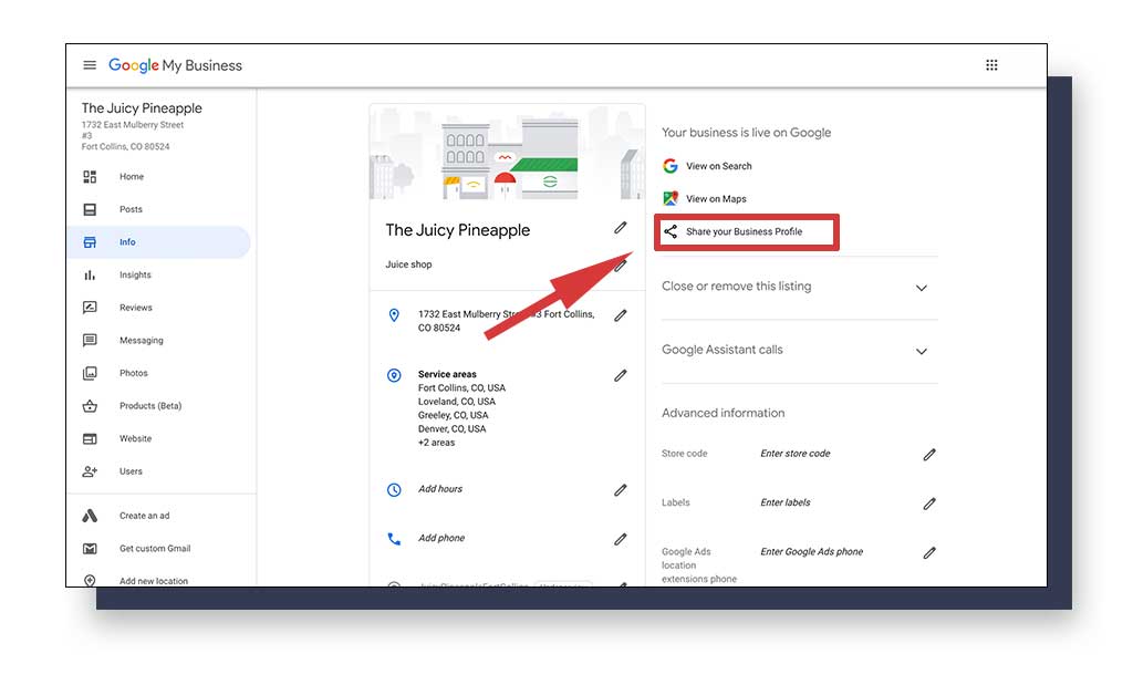 google business profile setup share profile on gbp / What is Google Business Profile? (Using GBP in 2024) 33 / Beyond Blue Media google business profile setup share profile on gbp / What is Google Business Profile? (Using GBP in 2024) / Beyond Blue Media